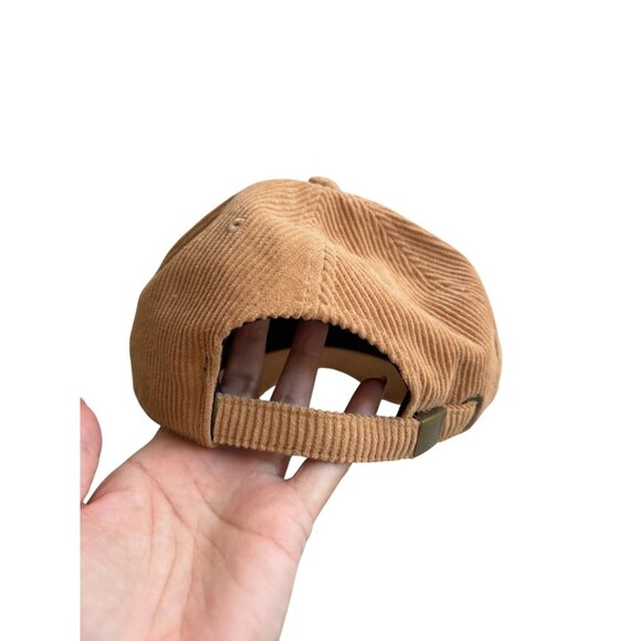 GOODNIGHT JOHN BOY Tan Corduroy Baseball Hat Cap NEW NWT - Picture 7 of 7